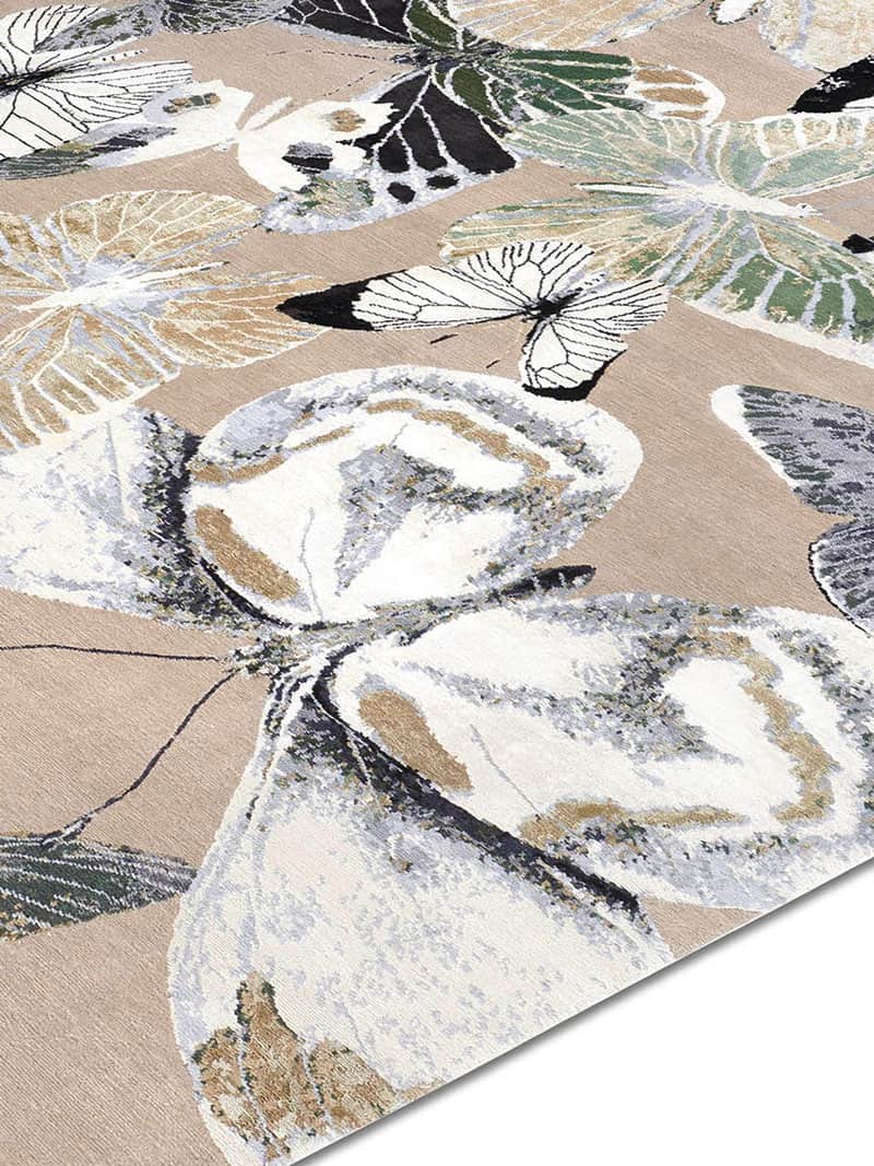 Butterfly Hand-Woven Exquisite Rug