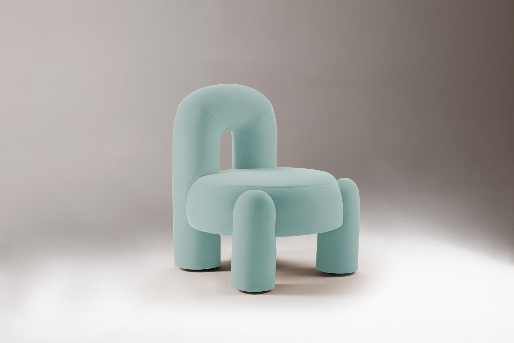 Marlon Light Blue Armchair