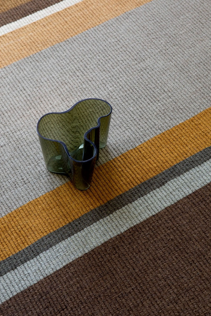 Stripe Handmade Designer Rug | Size: 250 x 350 cm