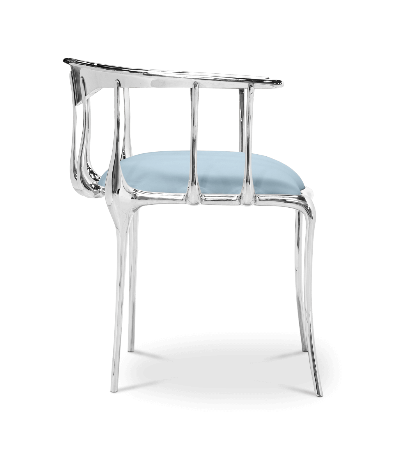 Silver Designer Luxe Chair