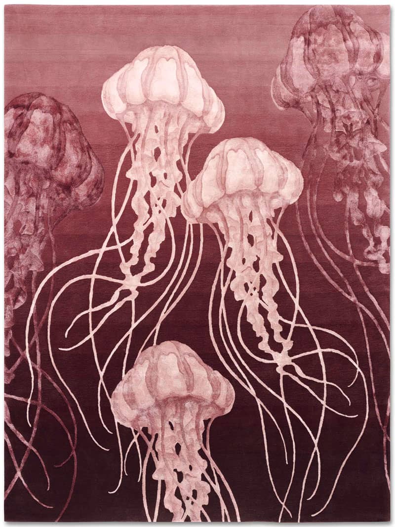 Jellyfish Handmade Luxury Rug