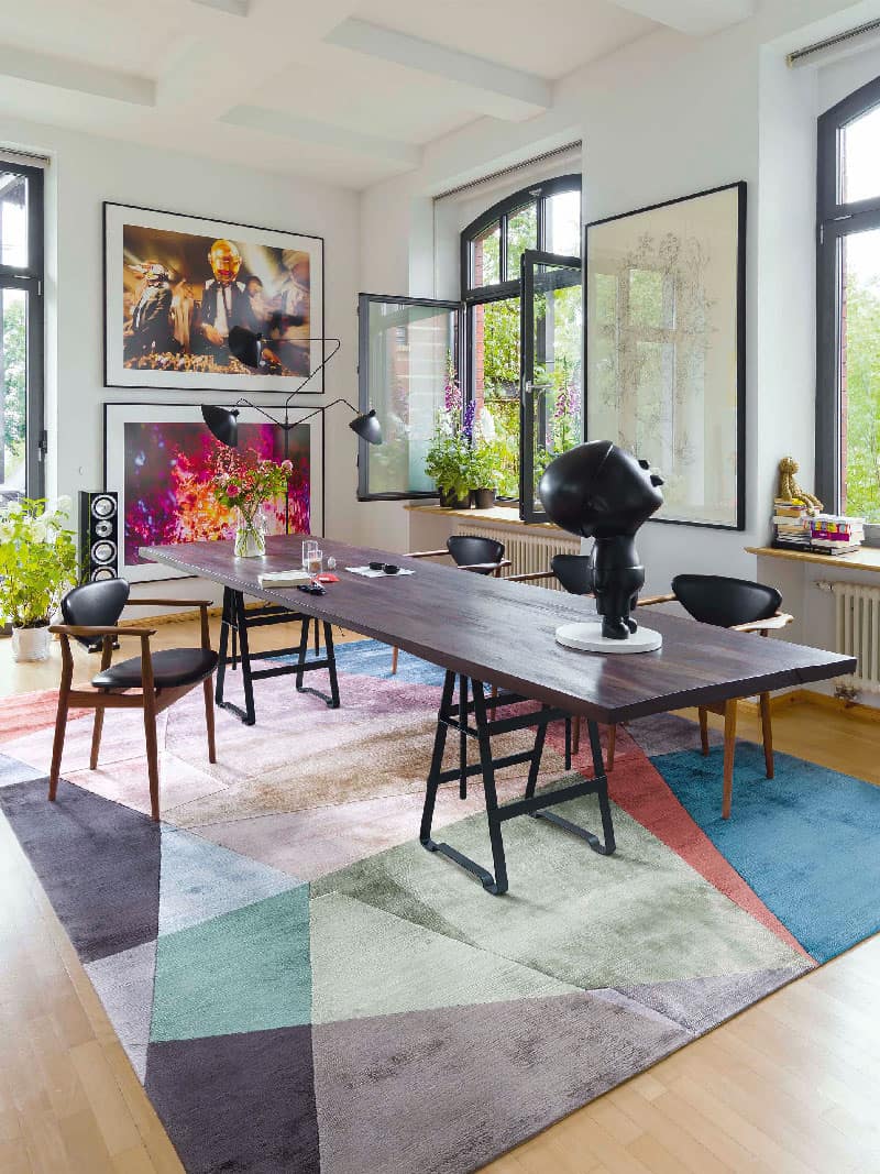 Crystal Luxury Hand-Knotted Rug