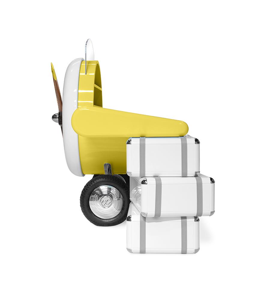 Skyline Yellow Kids Study Desk
