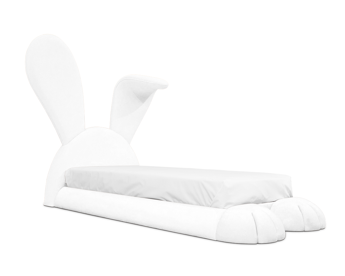 Bunny Cozy Kids Bed | Mattress Size: 190 x 200 cm