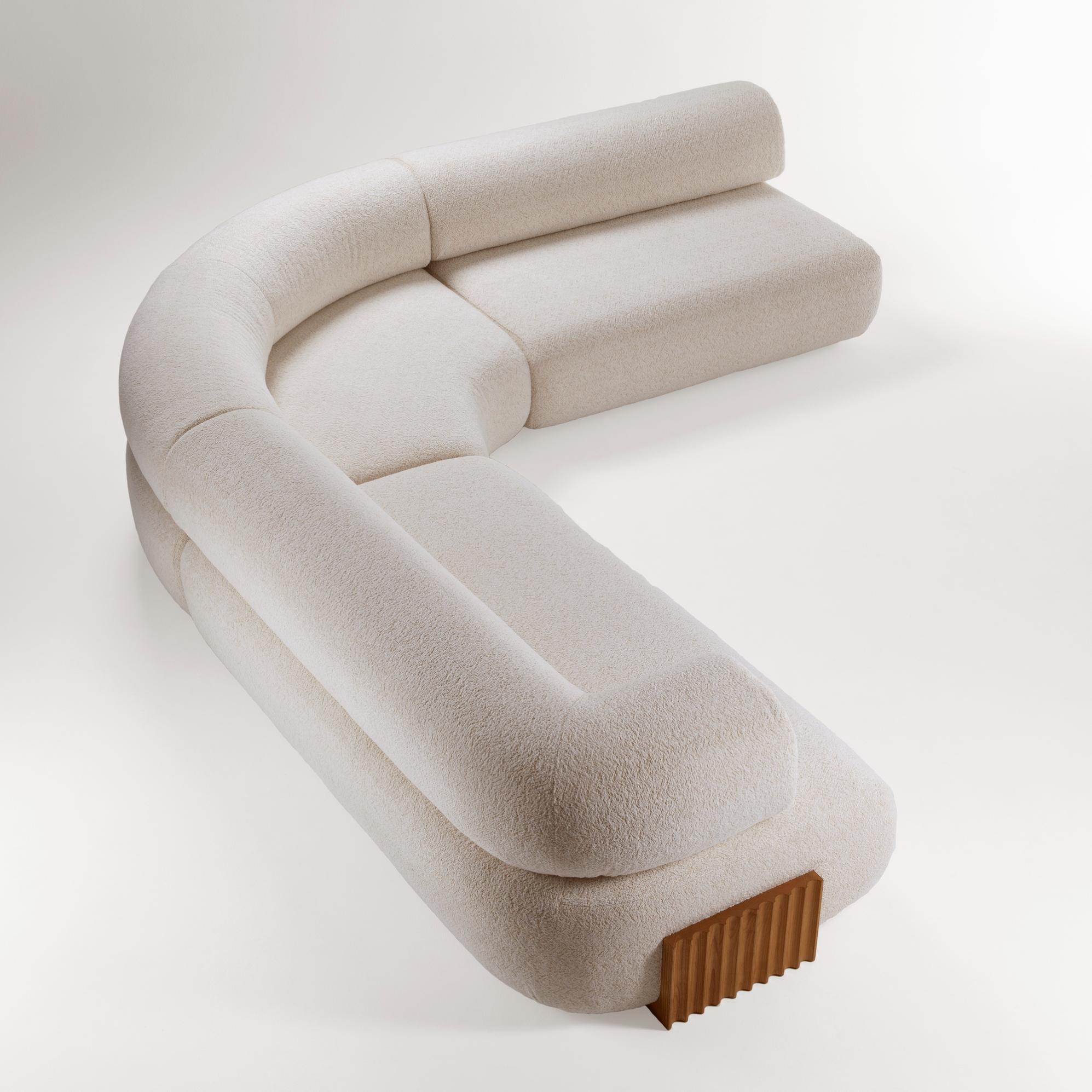 Carmel White Modular Sofa