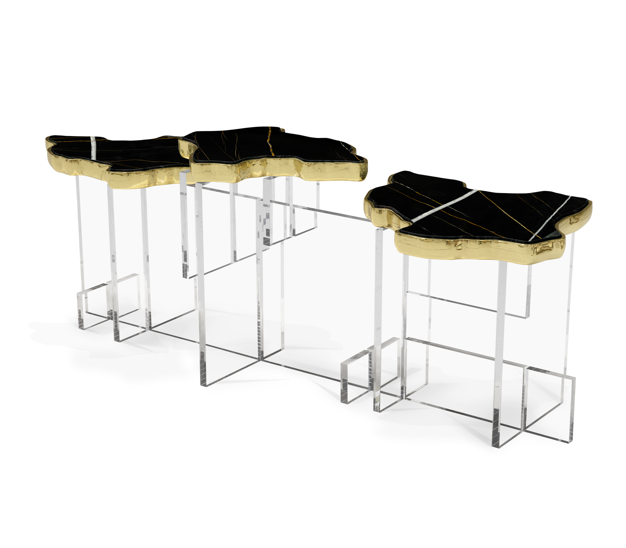 Nero Obsidian XL Designer Side Table