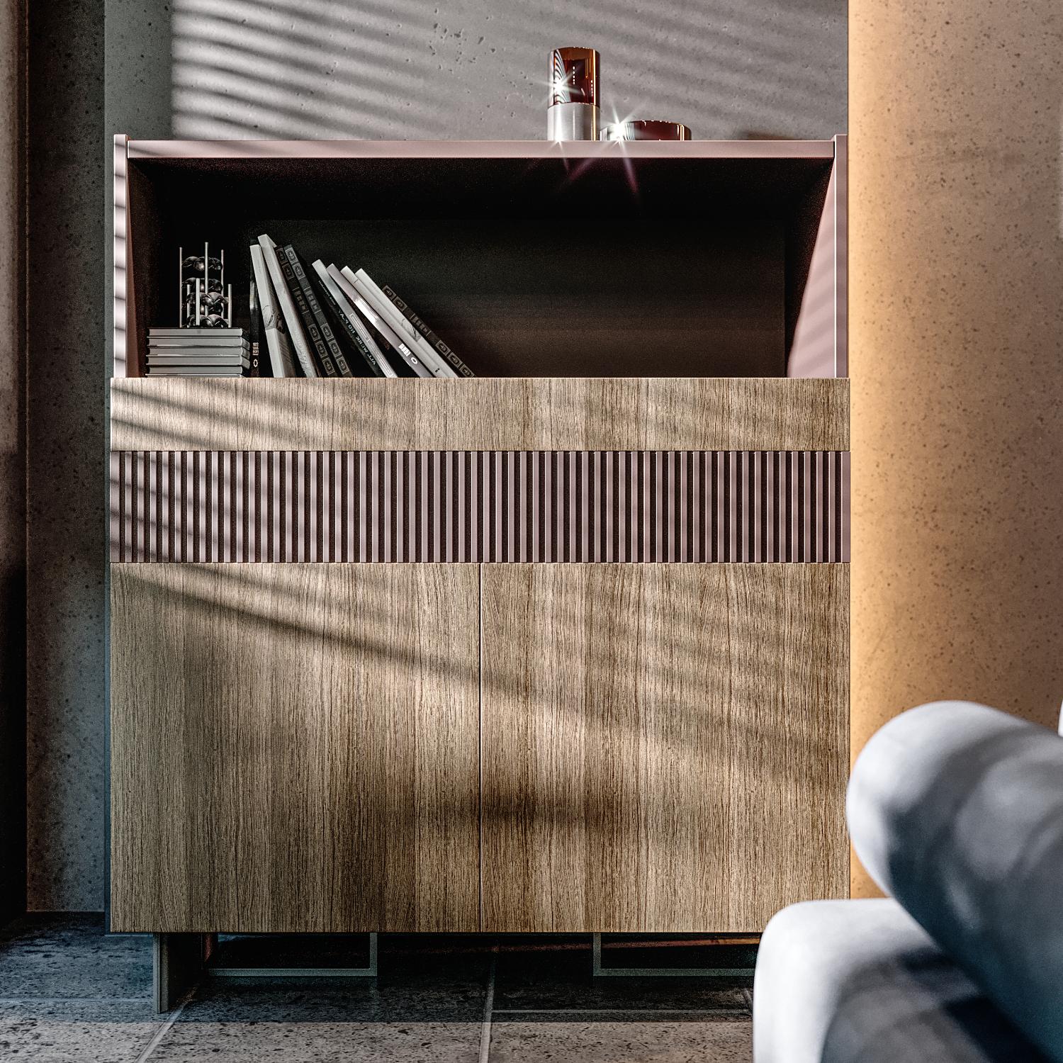 Diana Dark Italian Sideboard