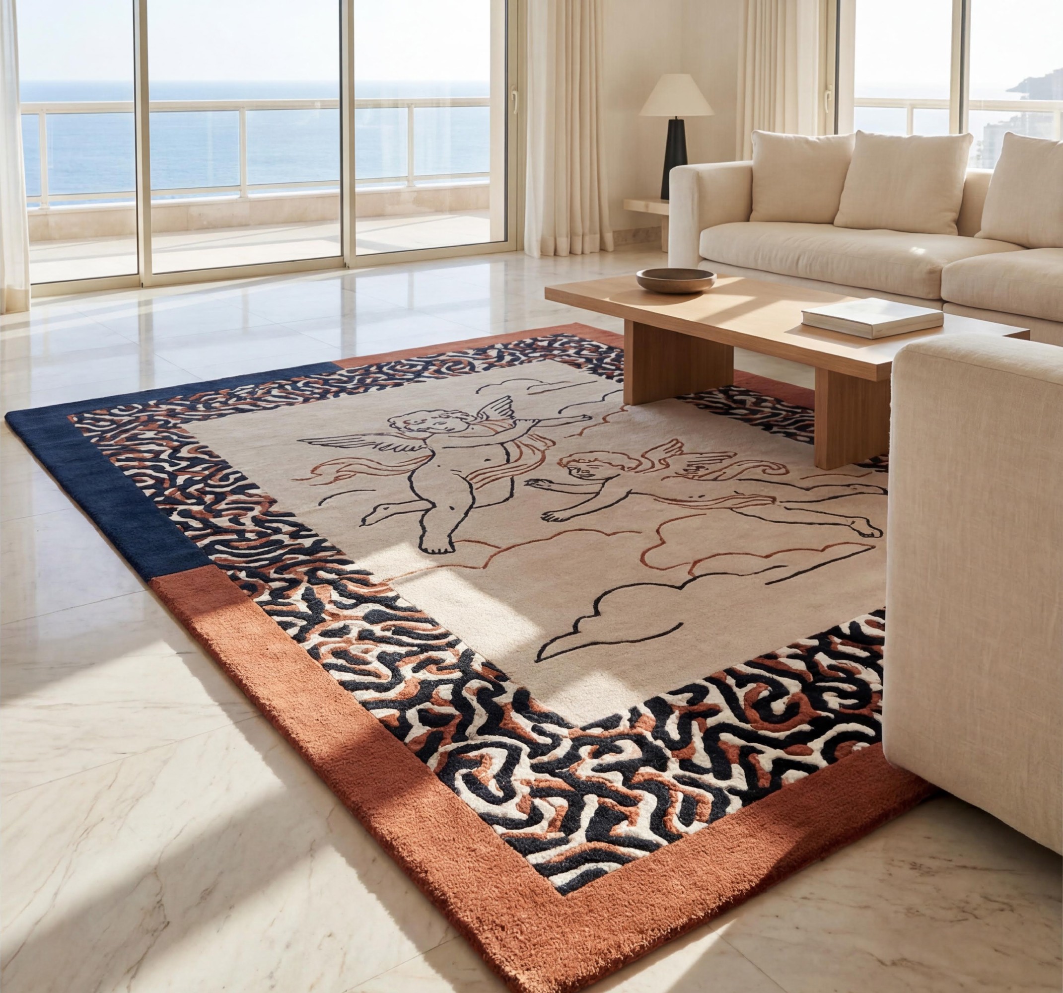 Heritage Sketch Artisan Rug | Size: 170 × 240 cm