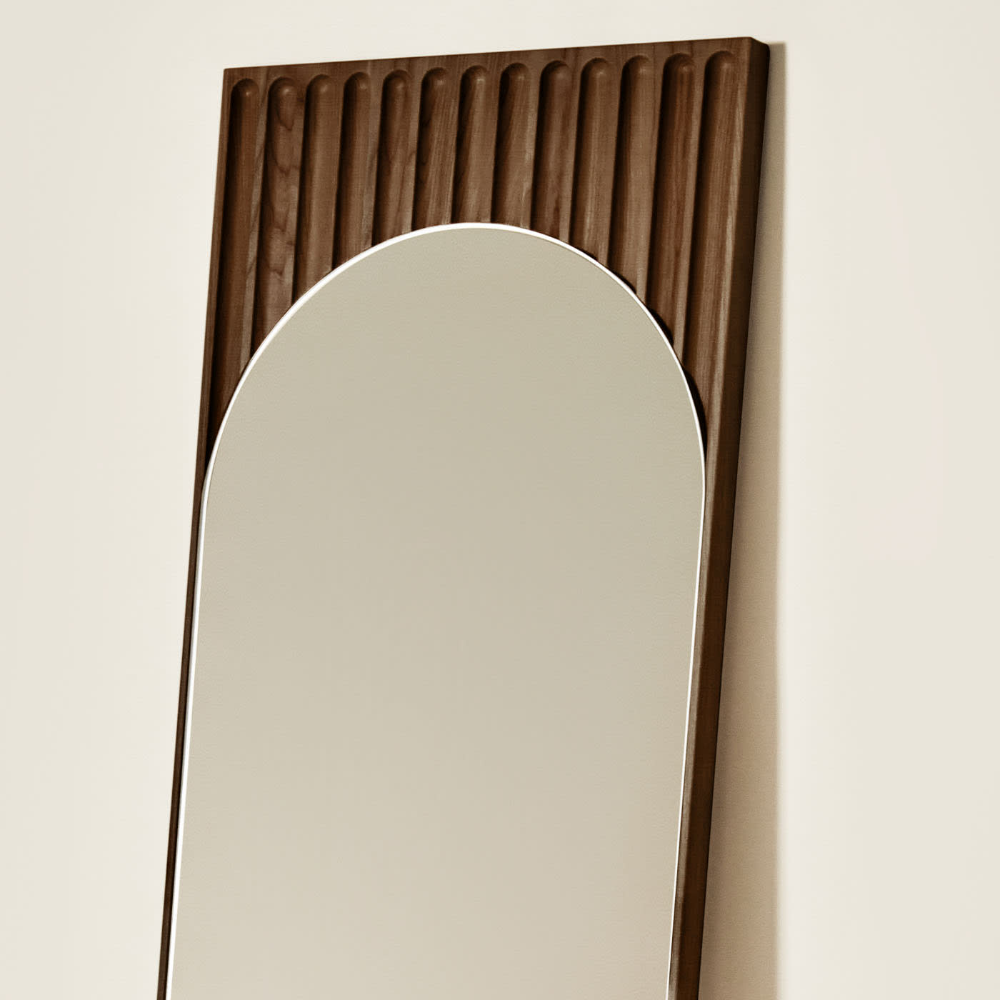 Tutto Sesto Brown Italian Crafted Floor Mirror