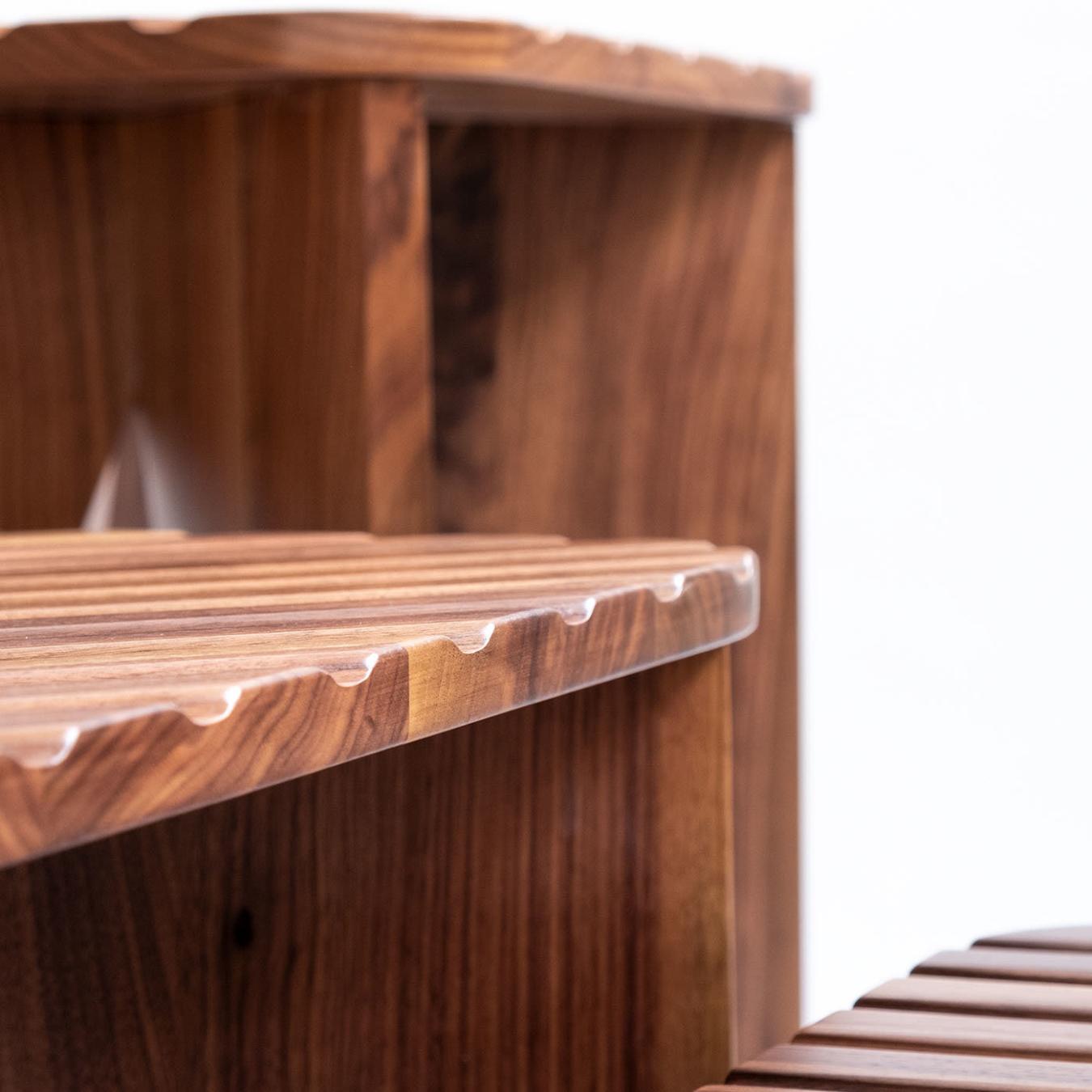 Compact Low Wooden Table