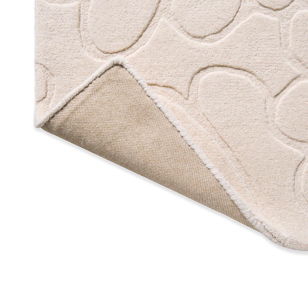 Petal Design Ivory Cream Rug | Size: 250 x 350 cm