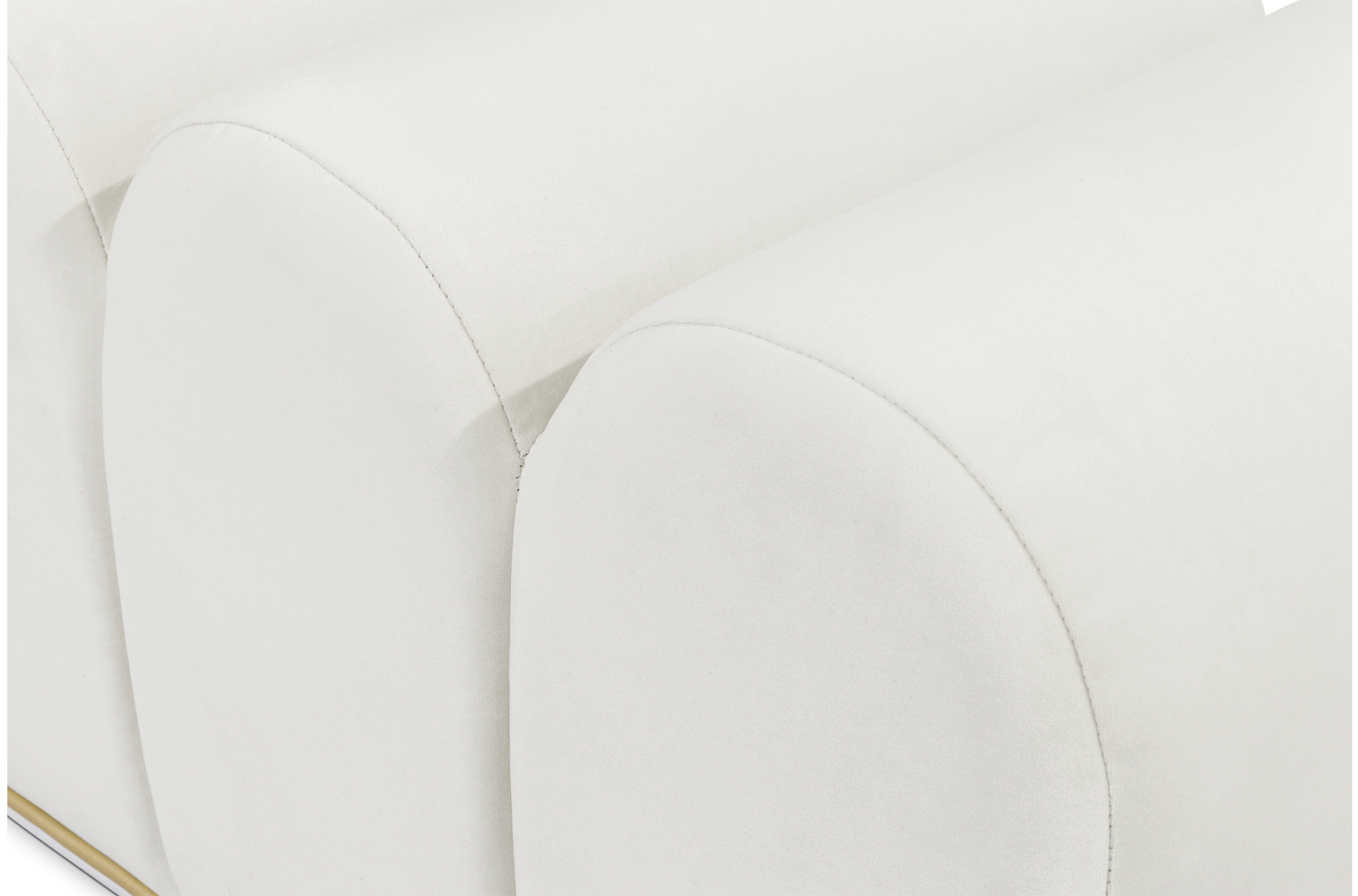 Sweet Swirl Cream Accent Bench