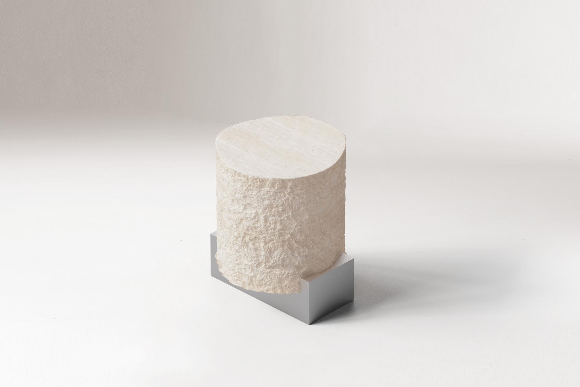 On The Rocks Round Side Table