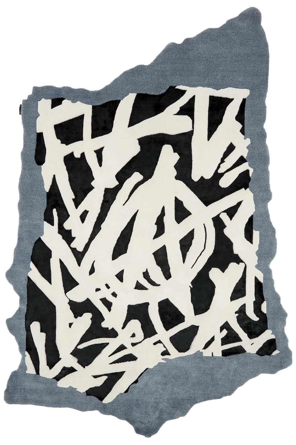 Shaped Designer Wool Rug