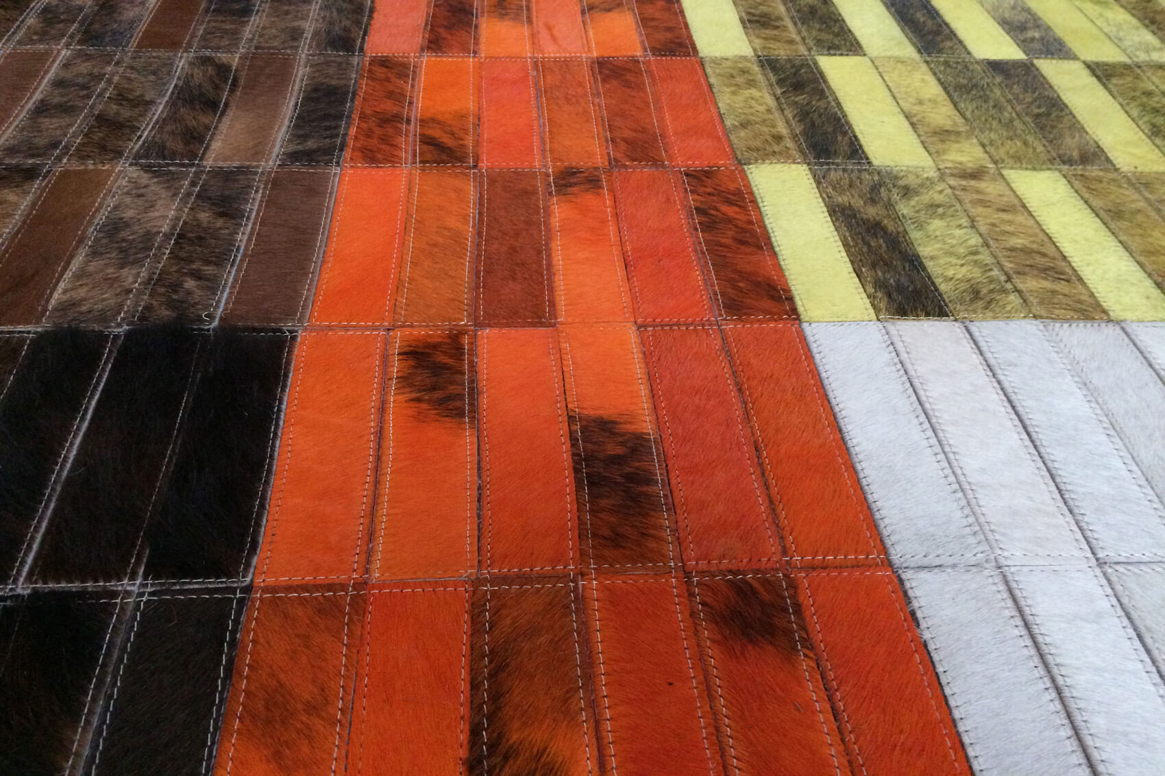 Courtland Cowhide Rug by Serge Lesage
