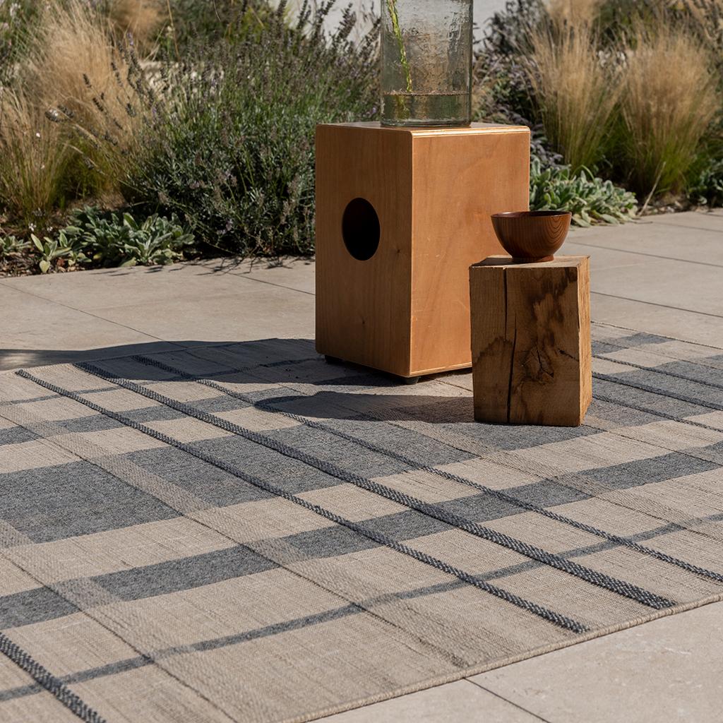 Zona Denim Check Fresco Rug