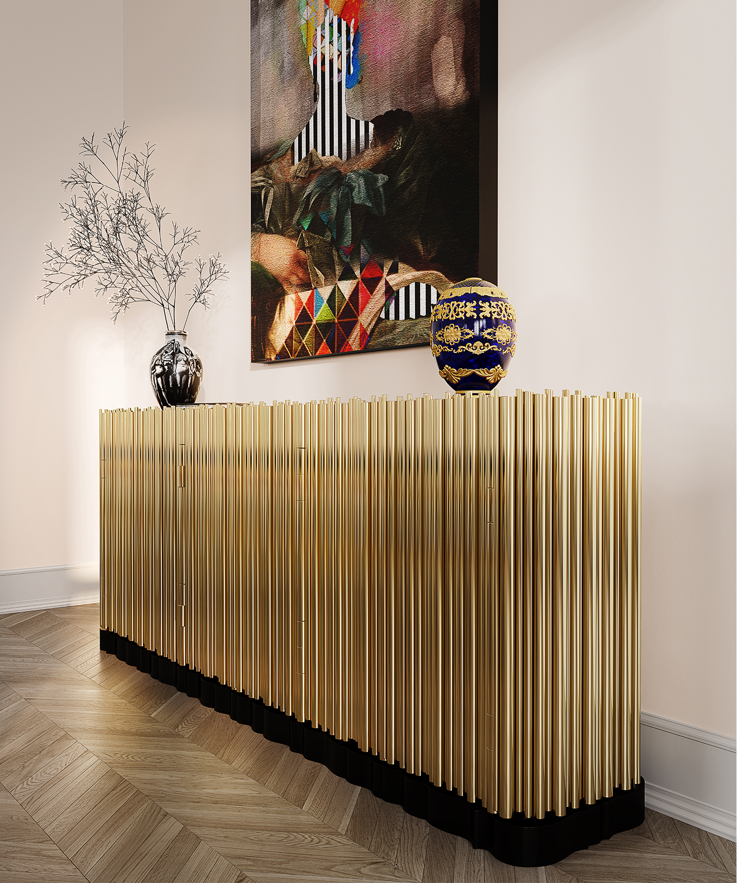 Harmony Gold Elite Sideboard