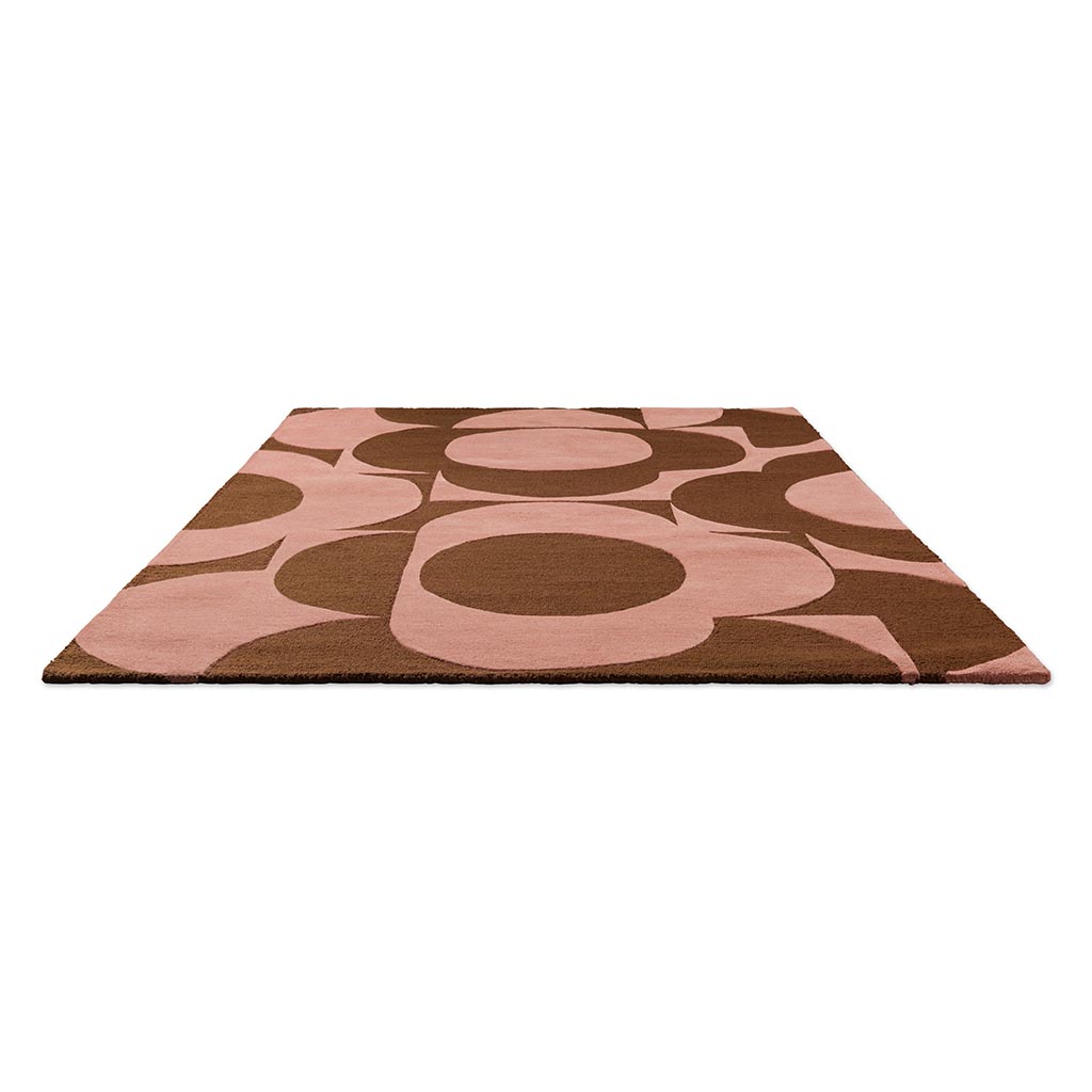 Flower Pink / Terracotta Rug | Size: 250 × 350 cm
