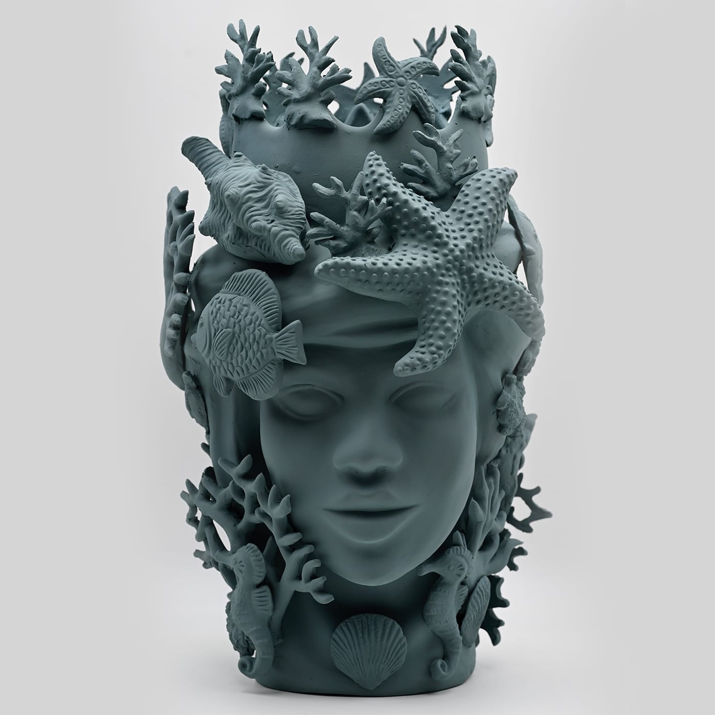 Timeless Moor's Head Sculpture