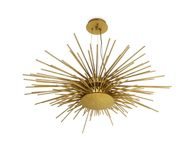 Sun Brass Radiant Suspension Light