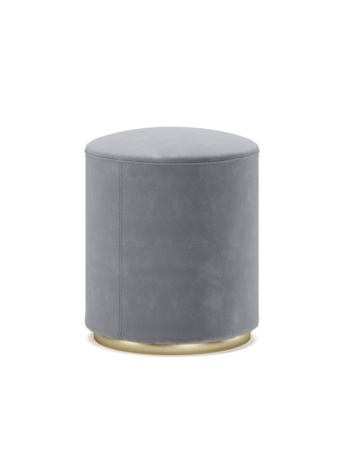 Adam Gray Designer Pouf