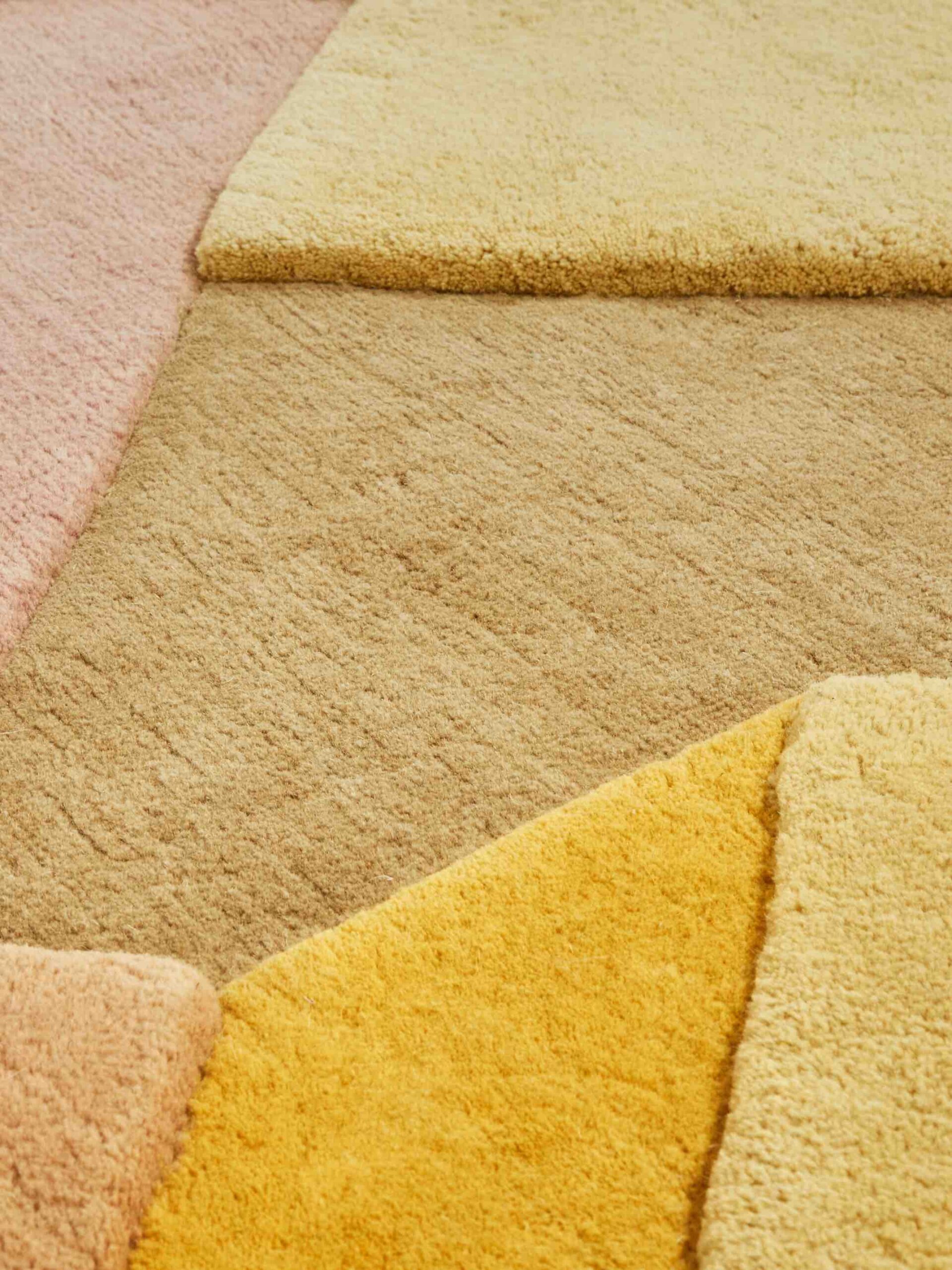 Higher And Higher Yellow Rug