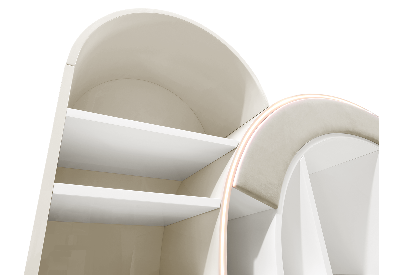 Bubble Gum Beige Bookcase