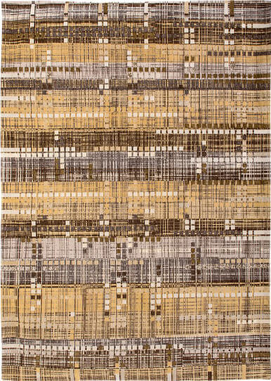 Office Gold Rug by Louis de Poortere | Size: 230 x 230 cm
