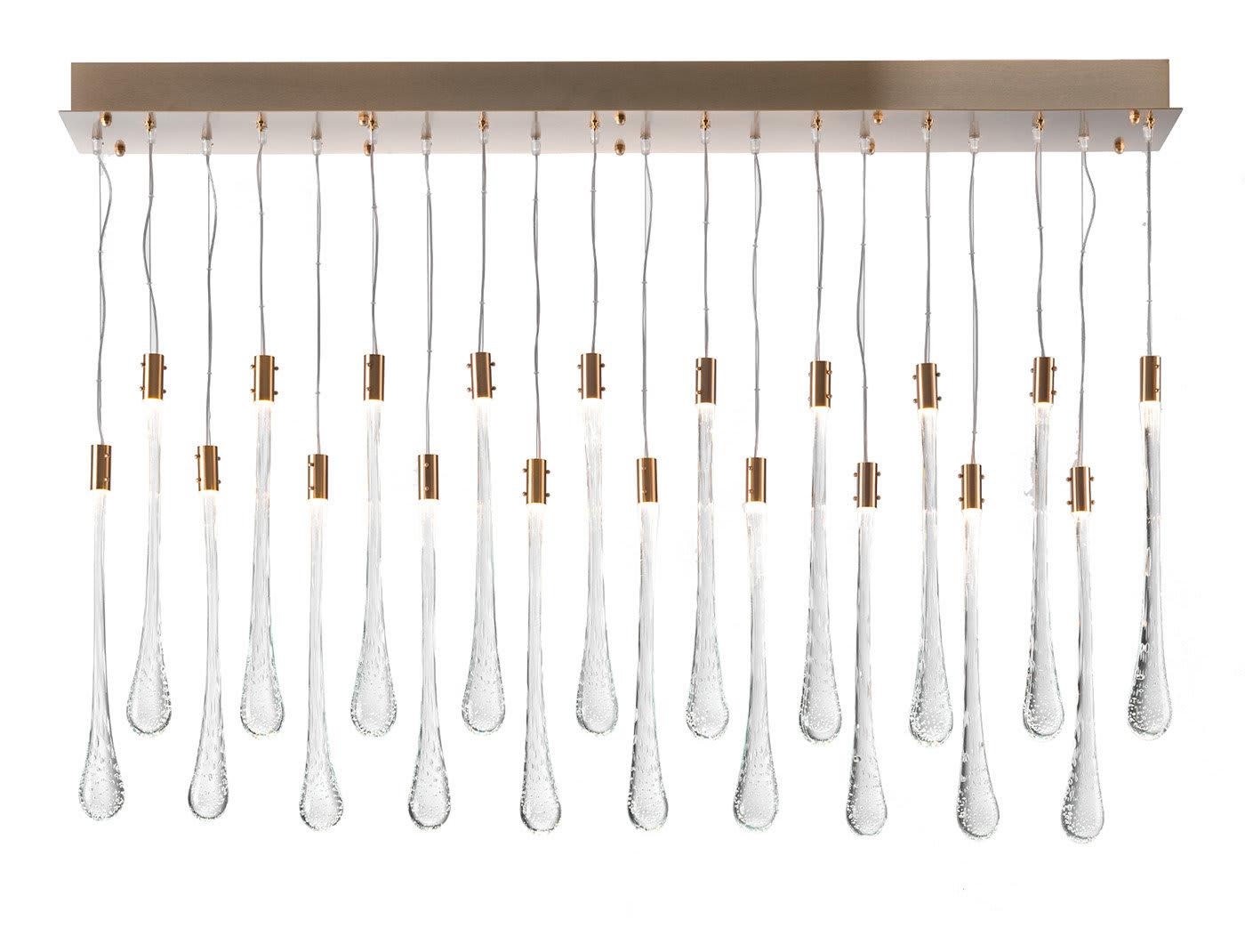 Murano Glass Drop Chandelier