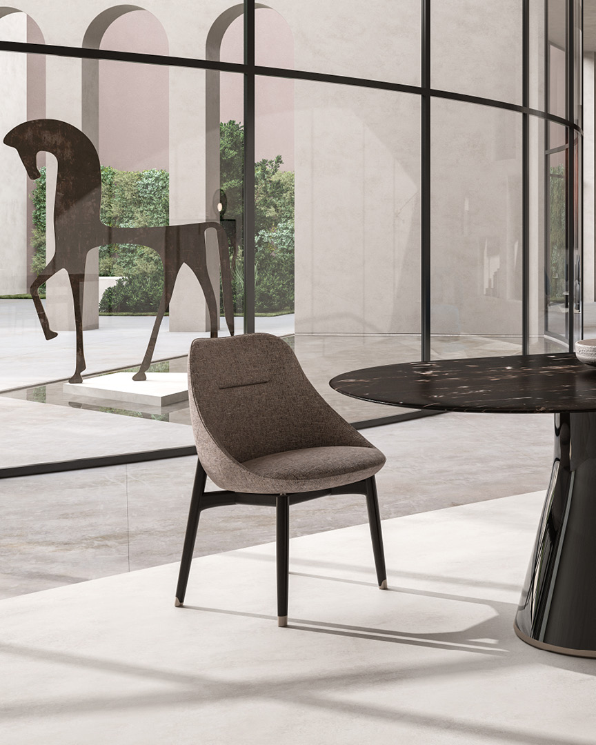Regal Chair with Plush Upholstery