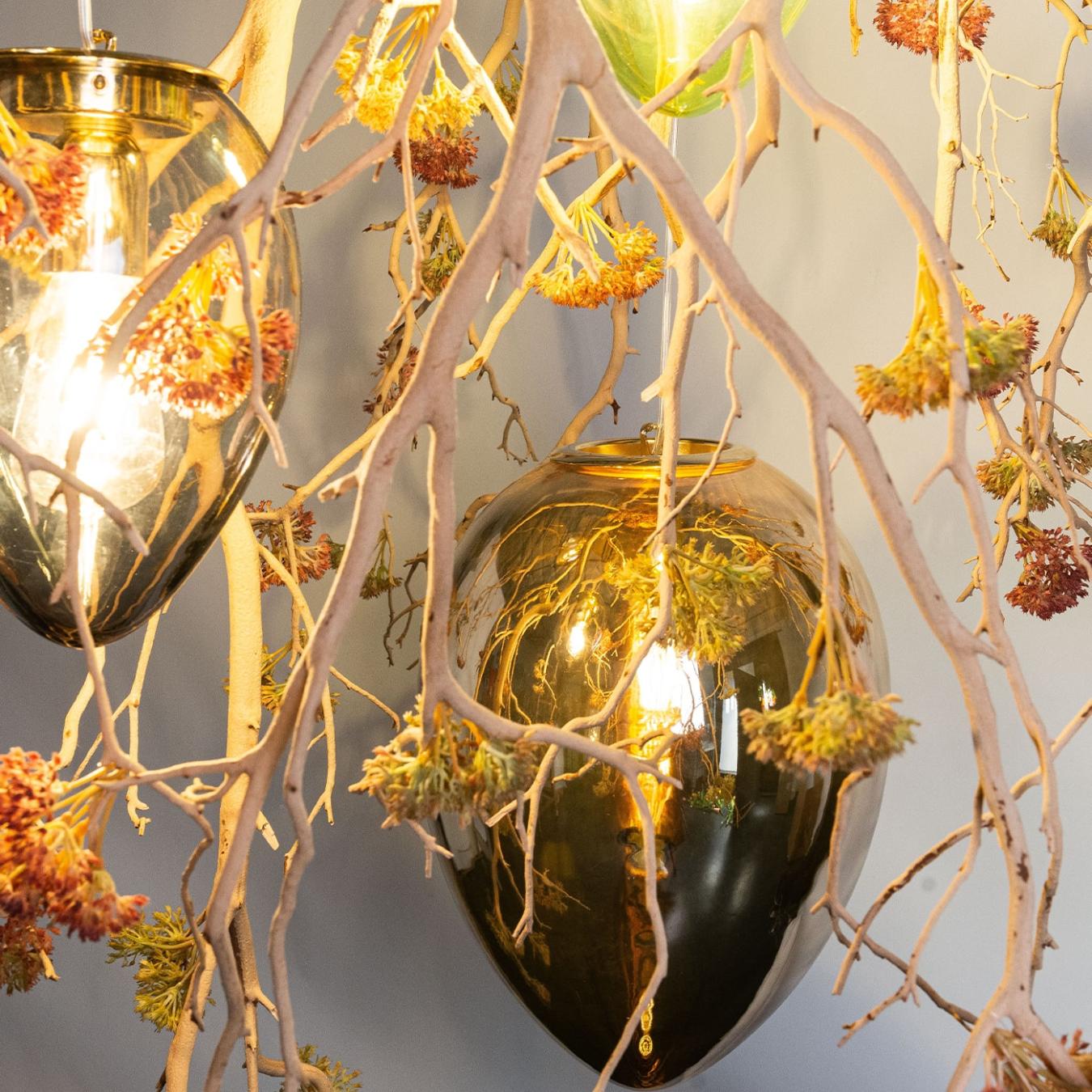 Manzanita Crystal Statement Chandelier