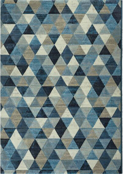 Triangles Geometric Belgian Rug | Size: 160 x 230 cm
