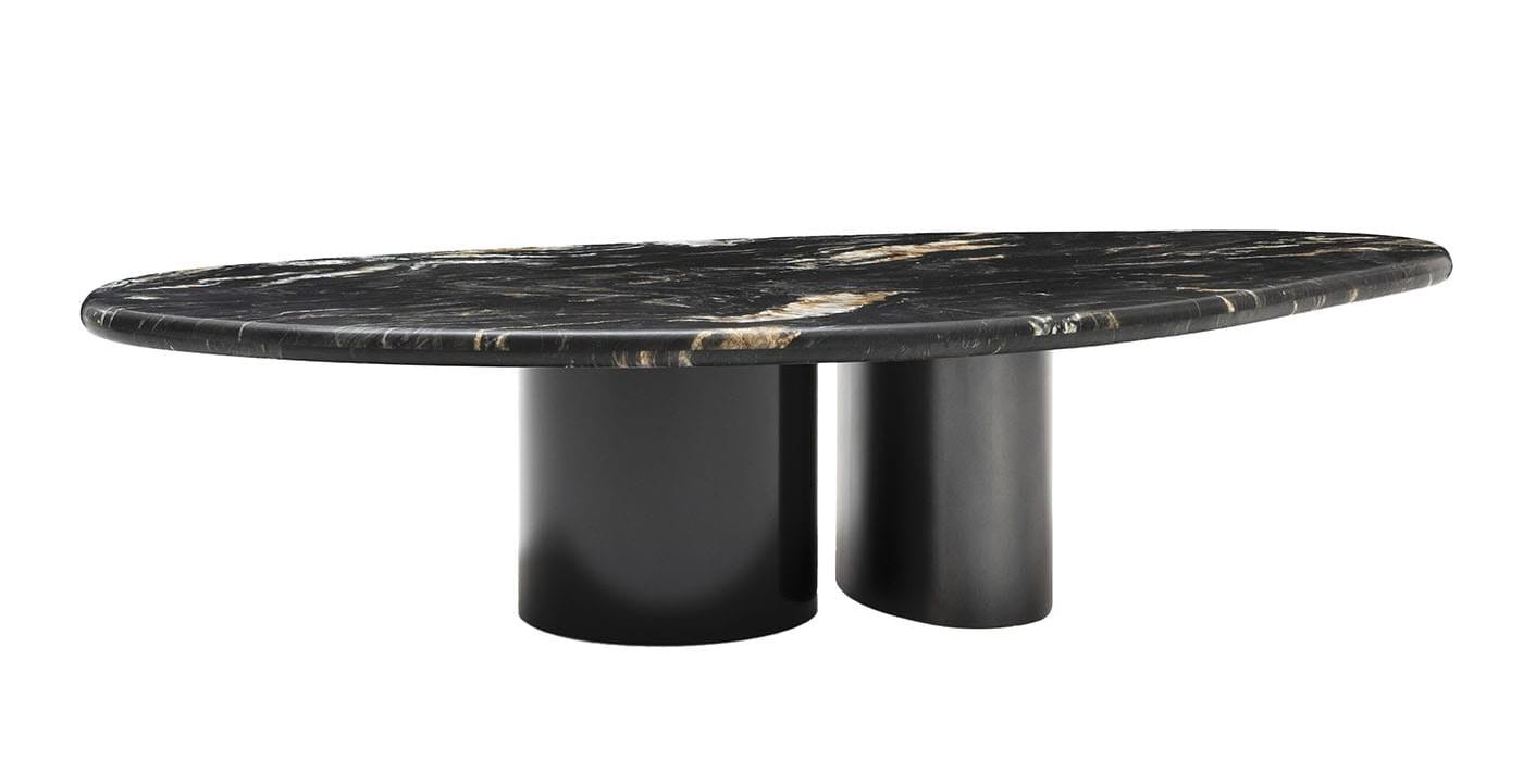Cloud Black Marble Top Italian Coffee Table