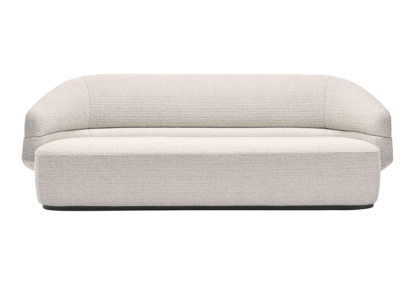 Alma Ivory 3-Seater Handcrafted Sofa