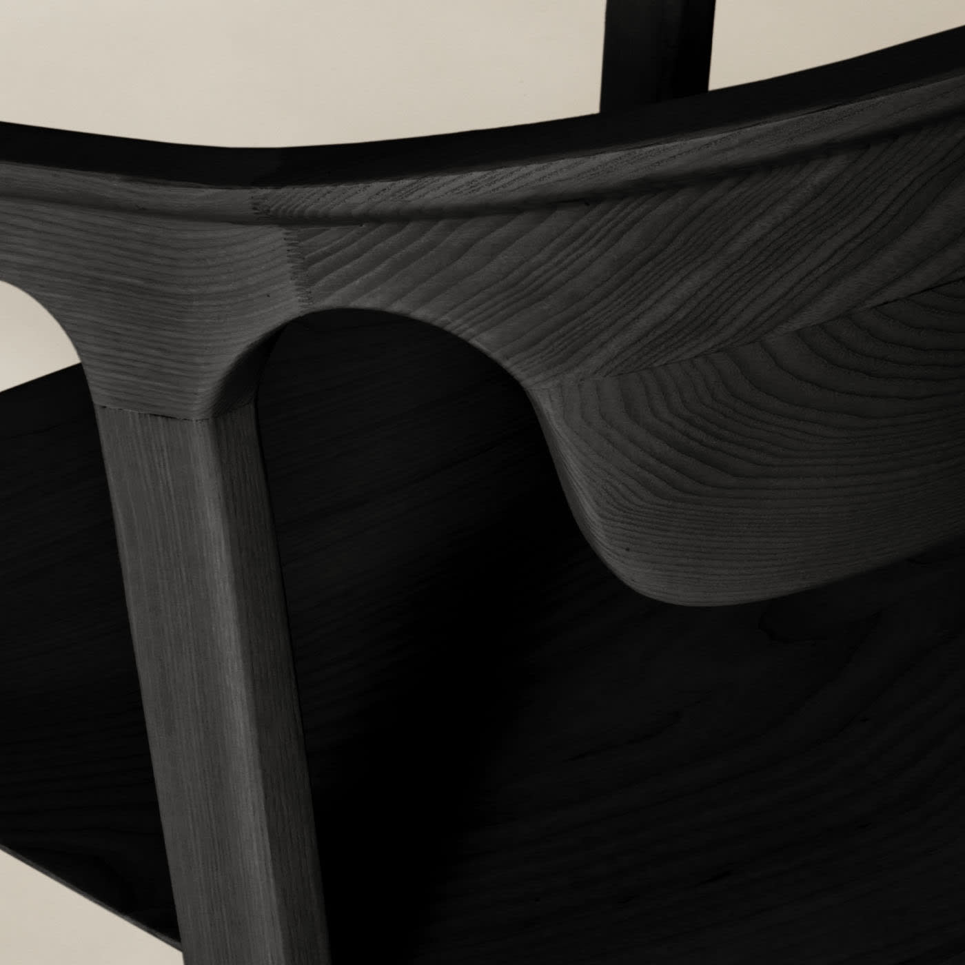 Duna Black Modern Italian Chair
