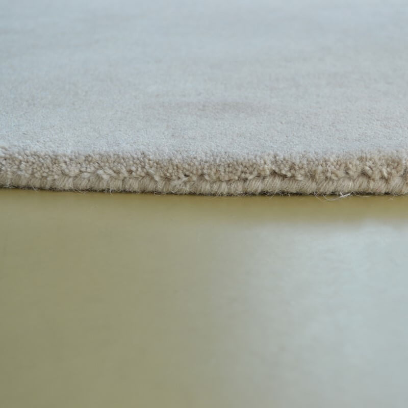 Hand Woven Floral Beige Circle Rug | Size: Ø 200 cm