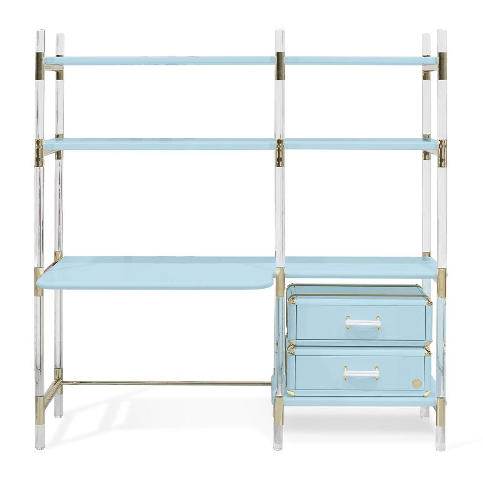 Jigsaw Puzzle Blue Fun Library Shelf