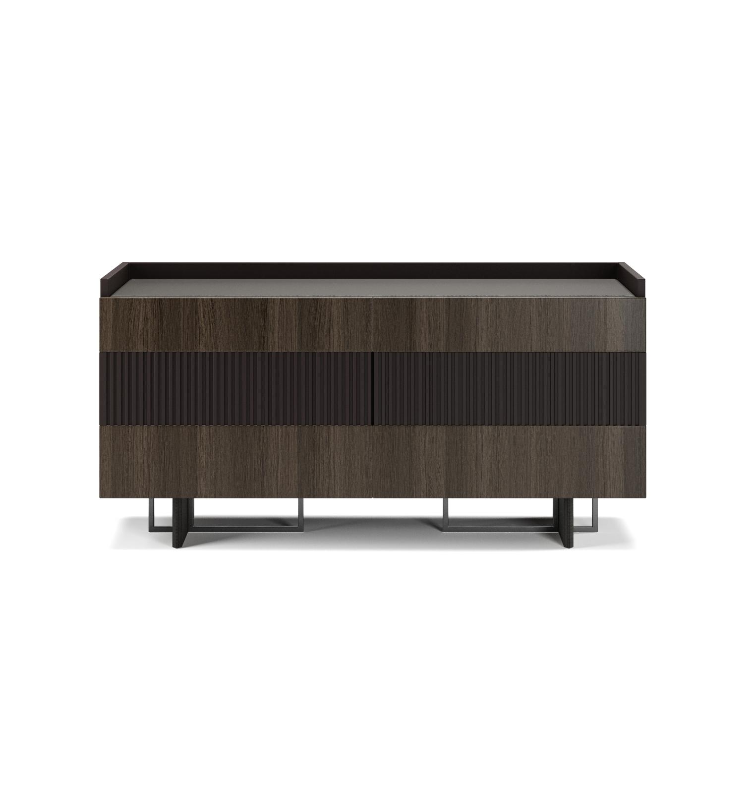 Keith Dark Low Sideboard