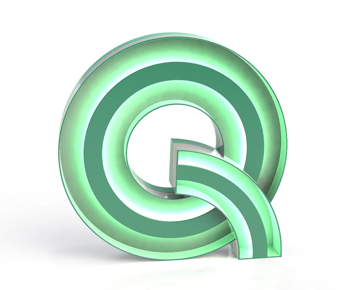 Quirky Playful Letter Q