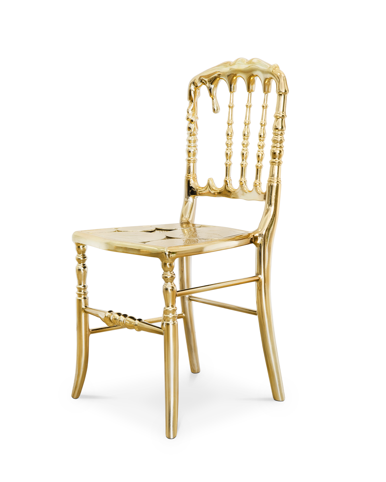 Empyrean Gold Accent Designer Chair