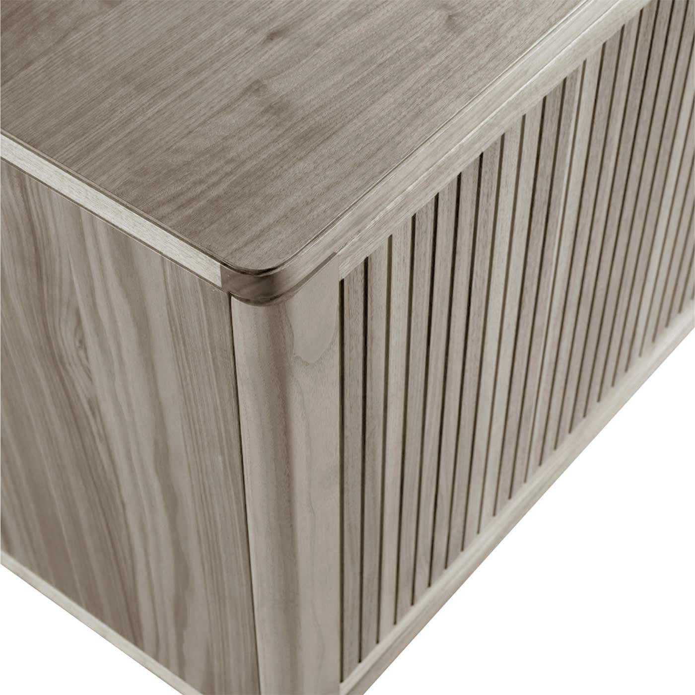 Eleva Three-Doors Grey Modern Sideboard