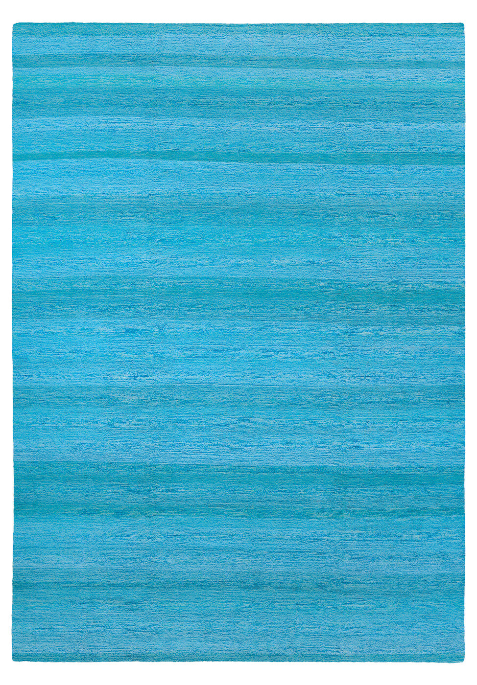 Hand-woven Blue Stripes Luxury Rug ☞ Size: 300 x 400 cm