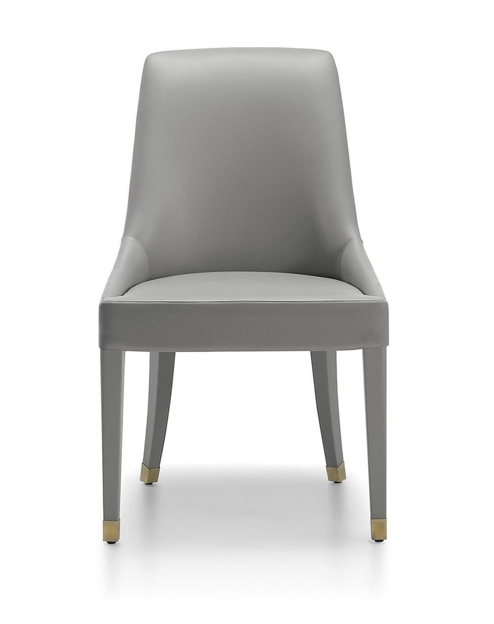 Affair Chair with Sleek Metal Feet