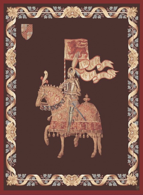 The Knight Handwoven Tapestry