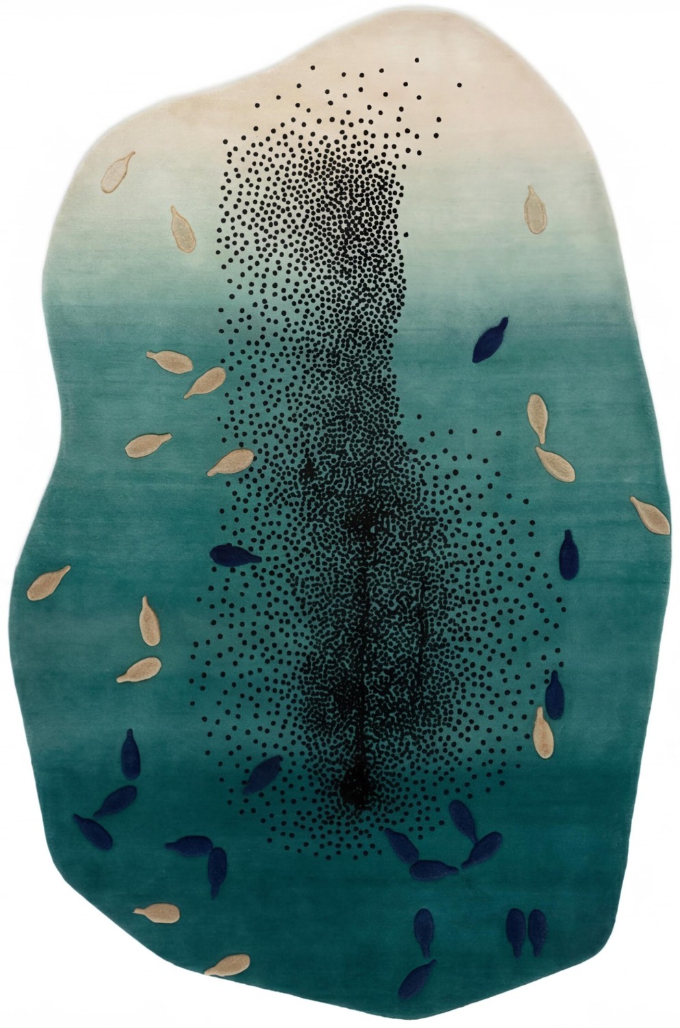 Deep Lagoon Statement Rug