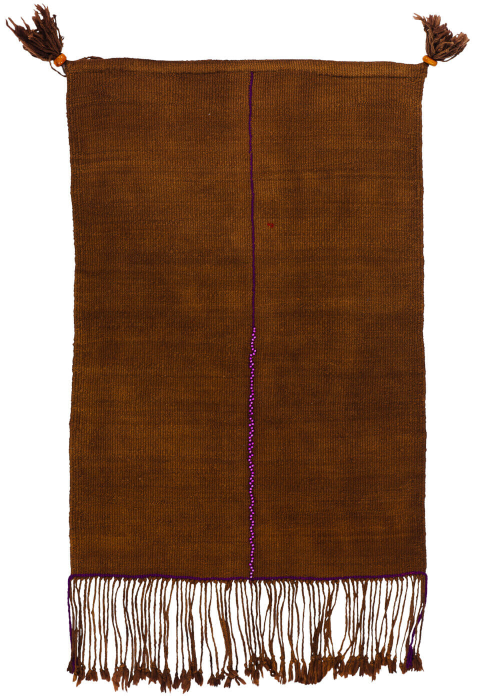 Tribal Brown & Purple Luxury Hand-woven Rug
