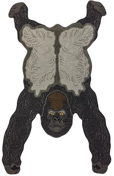 Kong Black Hand-Tufted Rug 90 х 150 cm
