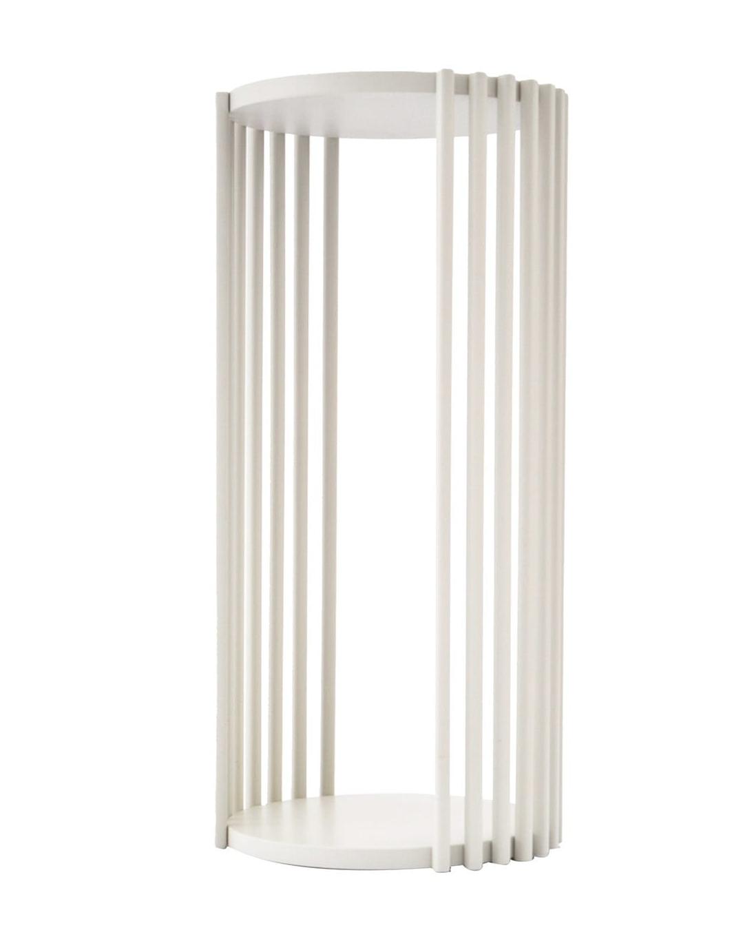 White Circular Side Table