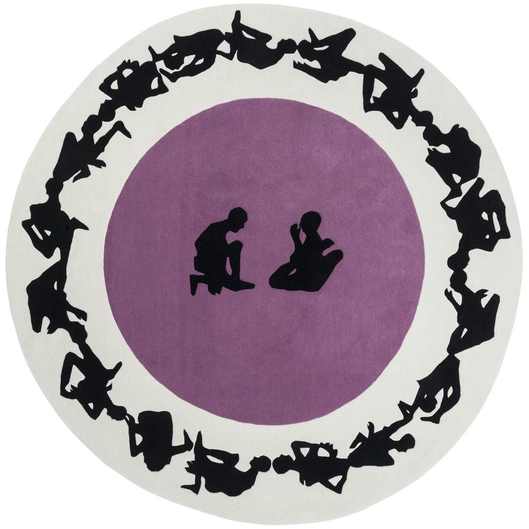 Human Circle Paradiso Circle Wool Rug
