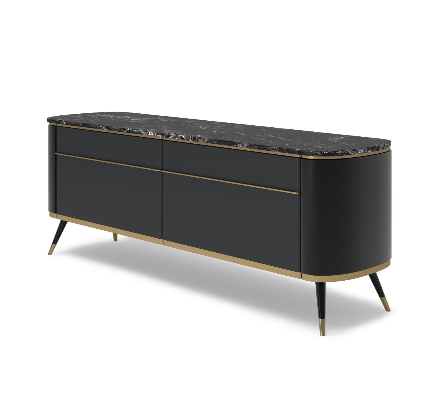 Yvonne Marble Italian Sideboard